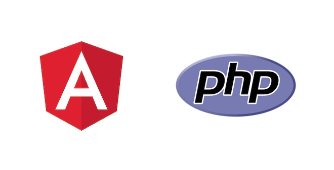 angular php logos