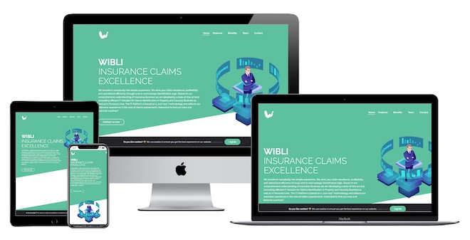 screenshot of wibli.io website